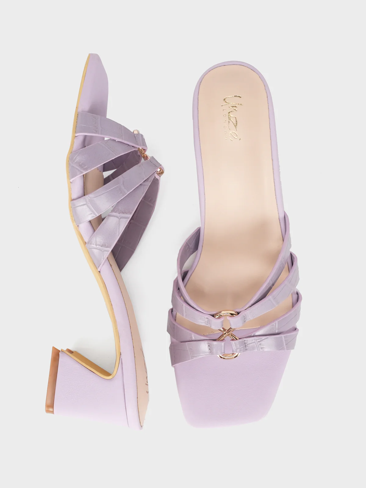 Women "ALEZAE" Block Heel Sandals - Image 5